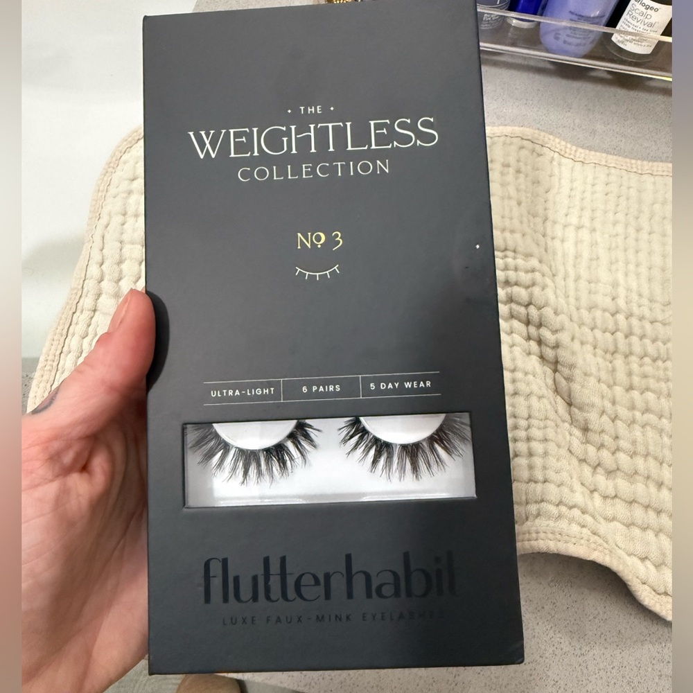FlutterHabit Weightless Collection No. 3 Luxe Faux Mink Lashes (9 Pairs)